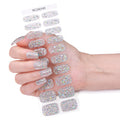 Zhengxiang custom gel nail art stickers - glitter, shimmer, uv light curing, semi-cured gel nail stickers - amazon