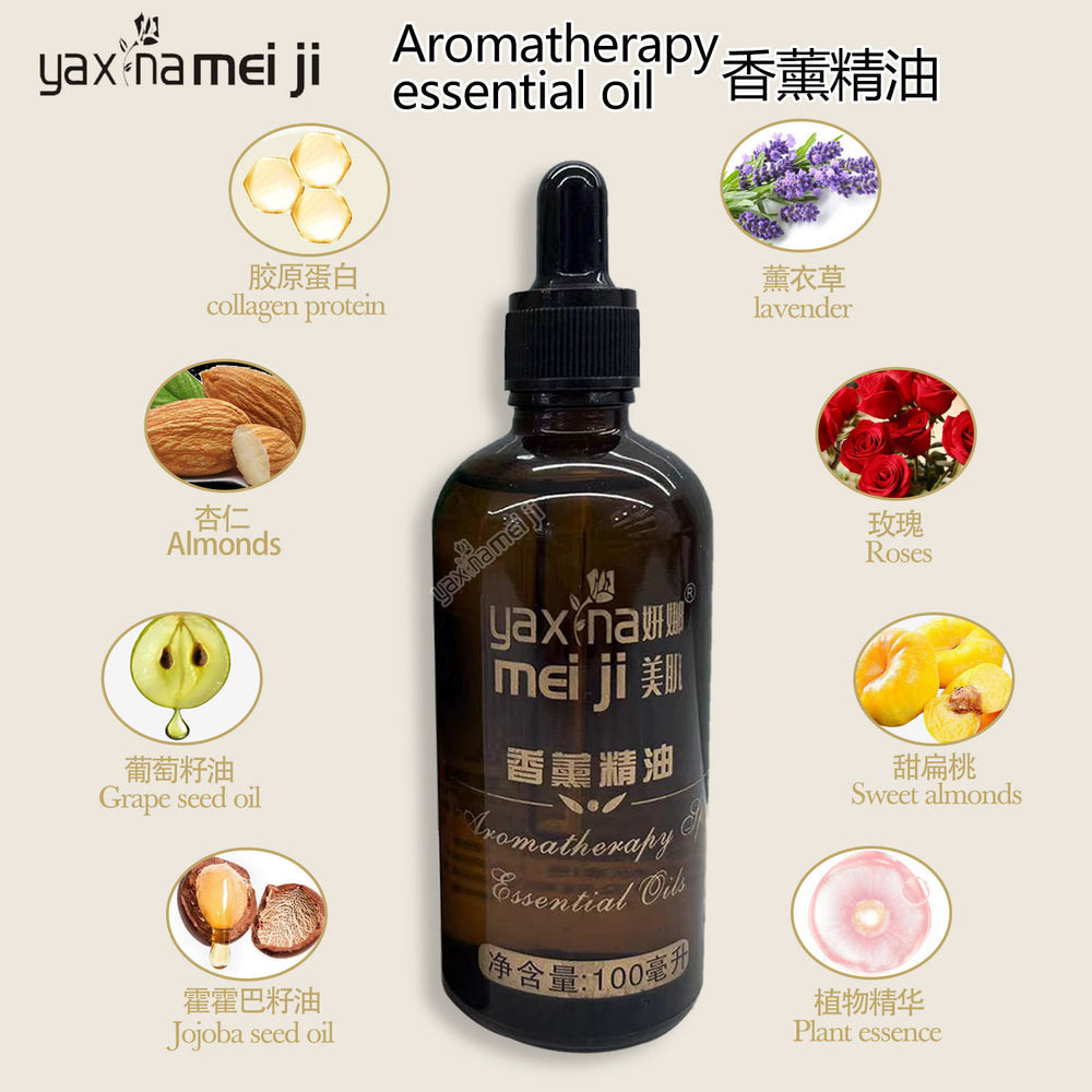Yana beauty refreshing peppermint essential oil facial & body massage oil - salon-grade aromatherapy essential oil 100ml