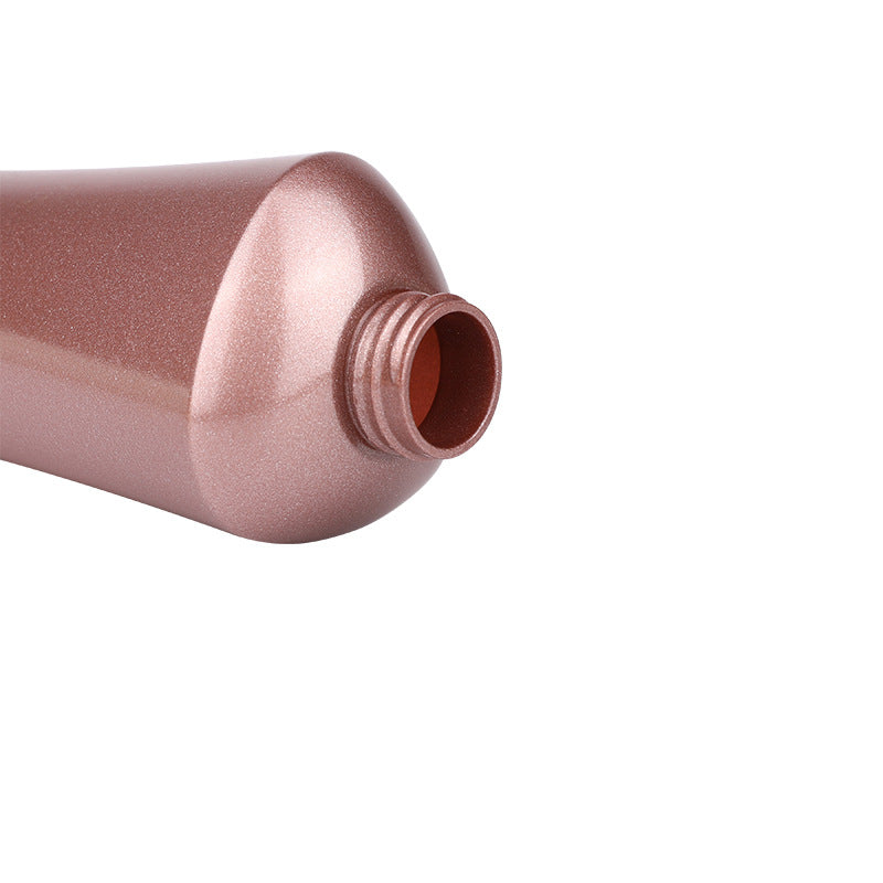 Ready-to-ship pet blow-molded dispensing bottles. gold-colored bottles for shower gel, shampoo, conditioner, lotion, and other liquids. empty plastic pump bottles