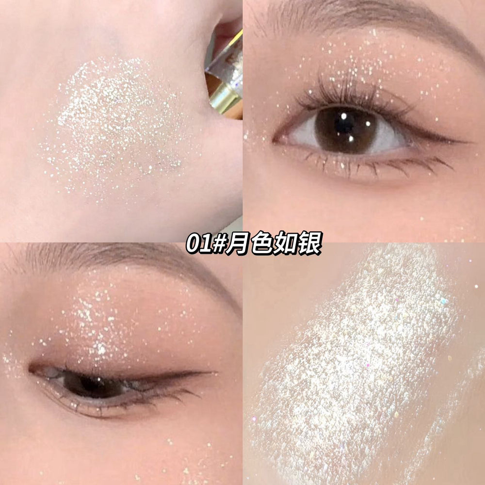 Makeup kakashow starry liquid eye shadow pearlescent matte fine shimmer highlight brightening lying silkworm eye shadow liquid