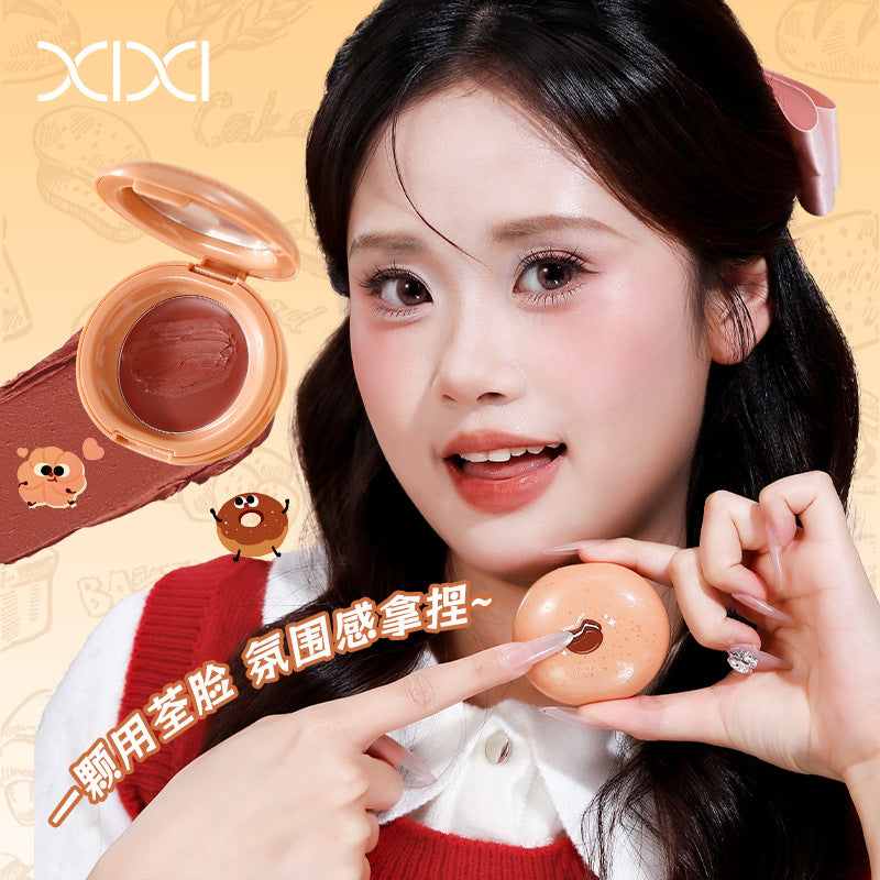 Makeup xixi cookie milk candy multi-purpose powder cream - affordable natural nude makeup for students - enhances complexion - lip clay & blush cream
