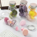 popular beauty egg drift bottle 7-piece powder puff set beauty egg air cushion cotton makeup sponge