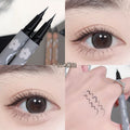 Sweet mint floral eyeliner - ultra-fine tip, waterproof, sweat-proof, smudge-proof, lower lash definition