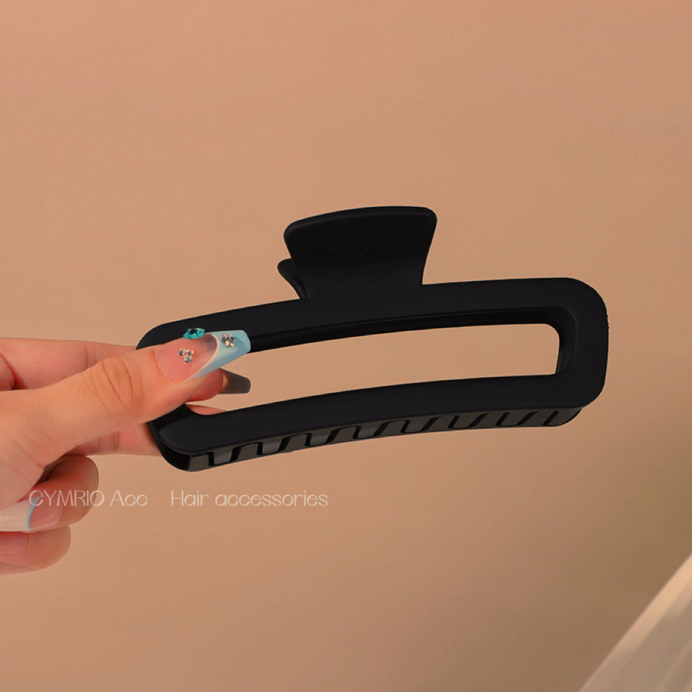 Extra large hair clip, large hair clip, back of head, hair clip, thick hair, square frosted shark clip, headwear