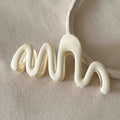 Maillard wave frosted gripper elegant hairpin female back shark clip 2024 new hairpin headwear