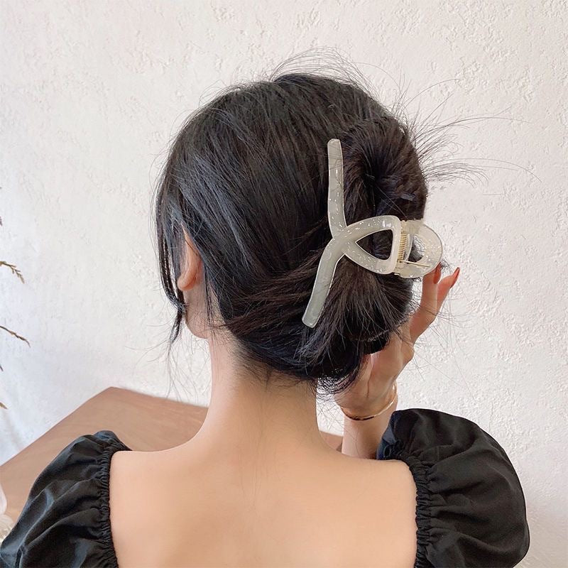 Classy sense of exquisite back head hair clip large hairpin female summer hair volume shark clip hair headwear hair accessories