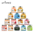fruit scented bath salt, whole body exfoliating chicken skin square bottle scrub, deep cleansing bath mud rub 500g