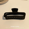 Extra large frosted gripper casual hair clip elegant shark clip on the back of the head hair clip fashion clip headwear