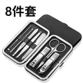 19-piece nail care set - complete stainless steel nail clipper kit with cuticle nippers, earwax removal tool, and manicure tools for ingrown toenail treatment