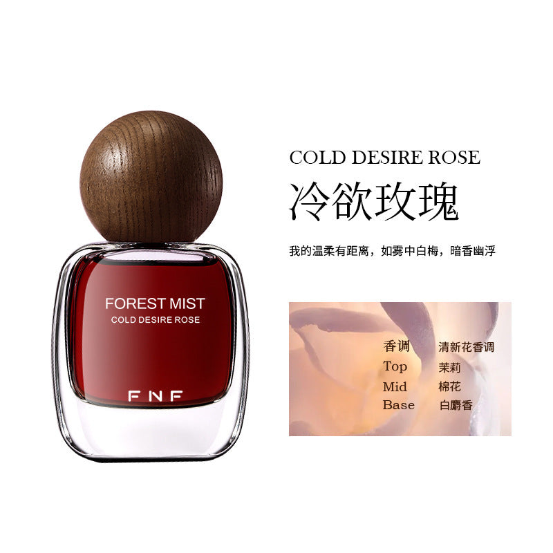 Mysterious forest mist perfume - oud rose jade dragon tea scent, long-lasting, fresh, light fragrance for women