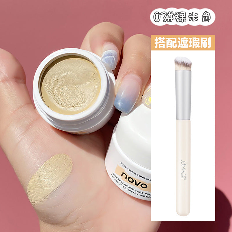 Novo hd clear concealer - ultra coverage for blemishes, dark spots, acne scars, dark circles, and tattoos - foundation cream