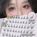 Jonbos fox self-adhesive glue-free fake eyelashesnatureartificial mom-like slanted flying eye tail lengthening single cluster eyelashes