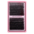 Premium false eyelash set - european & american style 50d/60d volume lash extensions - lash cluster kit