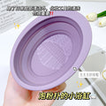 Jonbos makeup brush cleaner - cleans brushes, puffs, and beauty blenders - collapsible silicone washing bowl