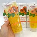 Export papaya exfoliating gel for face and body, deep and gentle cleansing, tomato exfoliating gel, brightening and moisturizing