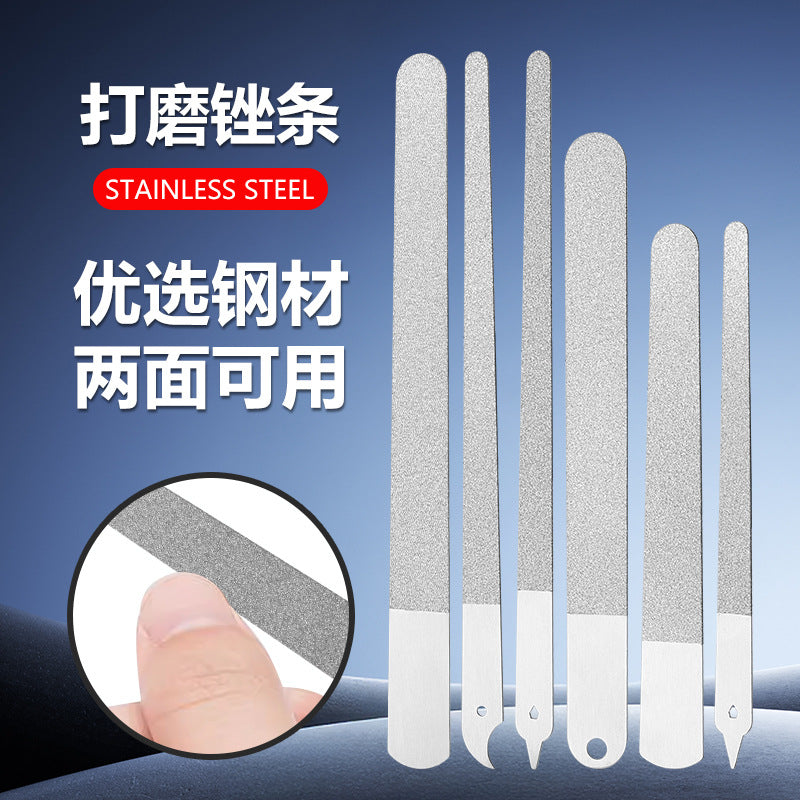 Wholesale nail files from manufacturers: nail buffing strips, nail files for manicures, polishing strips, stainless steel sanding files