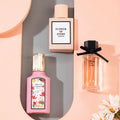 Hua yue qi meng women's orange perfume gift set - student gift three-piece set - fresh, long-lasting eau de toilette set - wholesale
