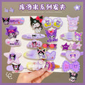 Acrylic little beauty cartoon hair clip - cute side hair clip for girls, gentle on hair, bb clip, hair accessory for girls, perfect for bangs and flyaways