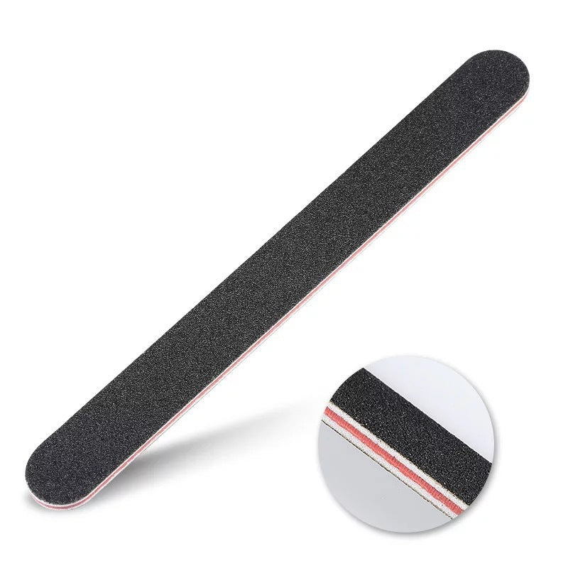 Nail file manicure tool double-sided matte black nail sanding strips manicure file polishing board - direct from the manufacturer