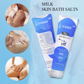 export exfoliating bath salt scrub - deep cleansing, exfoliating, and rejuvenating for face and body
