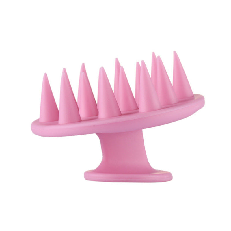 Silicone scalp massager shampoo brush - gentle scalp cleansing comb - in stock