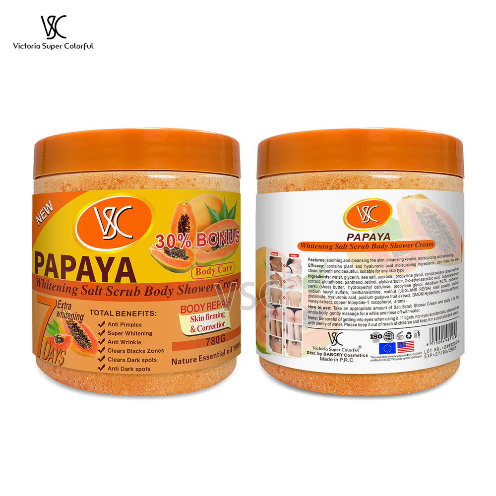 turmeric body scrub - softens cuticles, removes keratosis pilaris (chicken skin), moisturizes, brightens skin, cleansing bath & shower salt, 780g