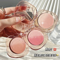 Muge leen bubble gradient blush - flattering shades for a natural, nude look. matte & shimmer finishes. affordable rouge