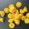 Factory direct mushroom hair curlers - silicone curlers with bell, damage-free sleep magic curls, opp packaging