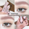 Sweet mint fluffy brow mascara - natural, defined, and root-visible wild brows. long-lasting, waterproof, and sweat-proof. light brown