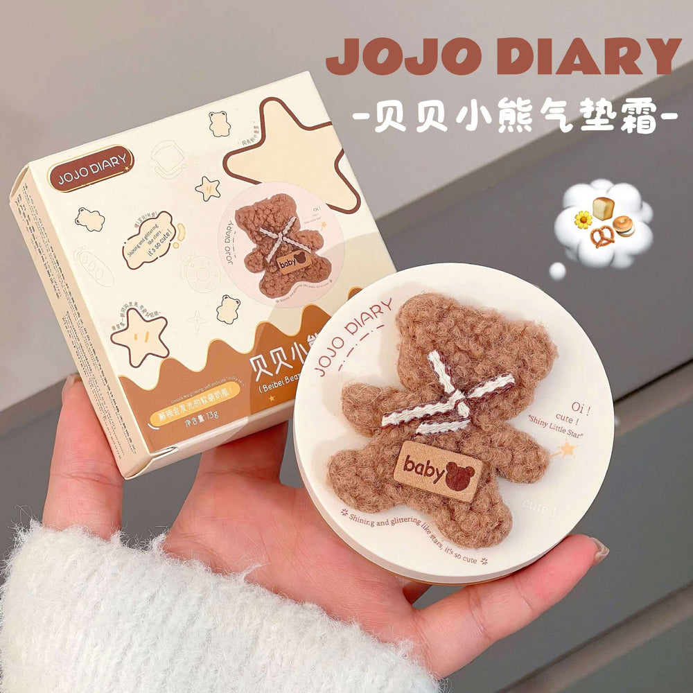 Jojo diary beibei bear cushion cream concealer waterproof not easy to remove makeup delicate and compliant creamy skin foundation cream