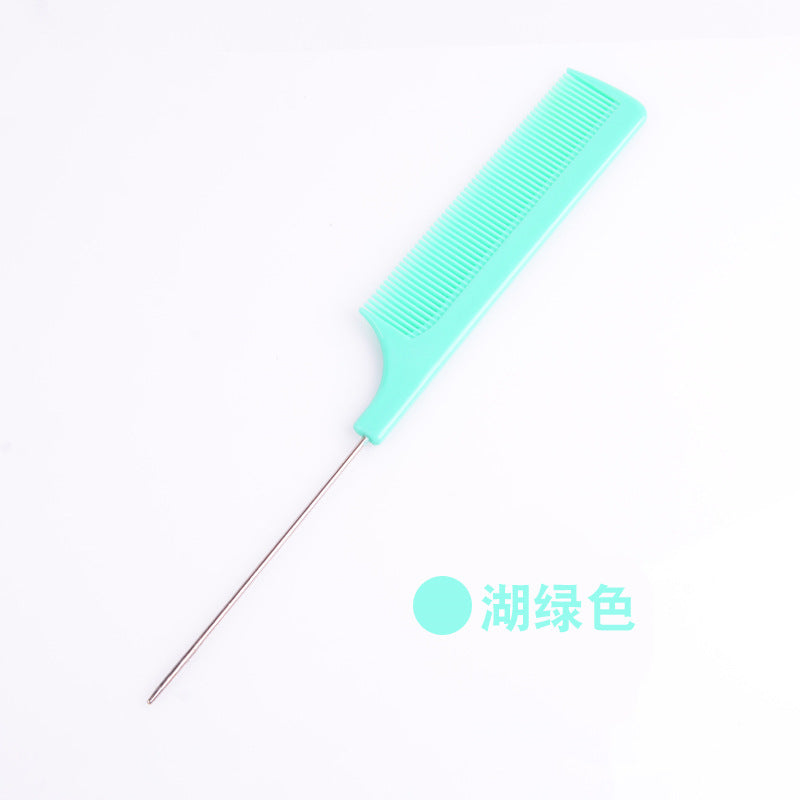 Hot-selling new hair styling comb, pin tail comb, plastic comb with steel pins, pp material, fine teeth, in stock, wholesale, volumizing