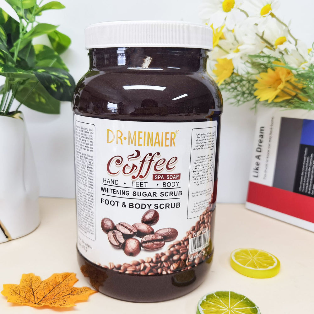 coffee scrub salt slippery body exfoliating full body scrub for men and women to smooth and brighten skin bath 4kg