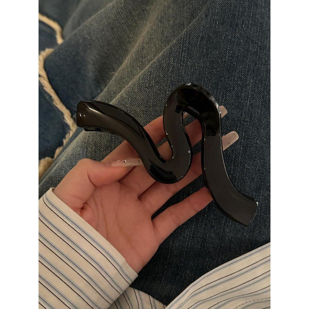 Geometric shape large shark clip grab clip back of head hair grab simple hair clip women's hair volume new arrival headwear
