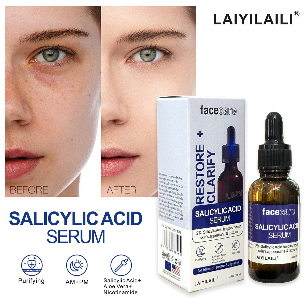 exclusive: salicylic acid solution 30ml - facial moisturizing & soothing ceramide serum - amazon