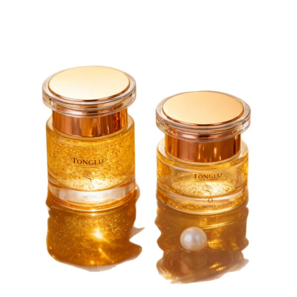 Custom cosmetic glass bottle set packaging, 50g skin care cream glass jar, cream jar - direct from the manufacturer