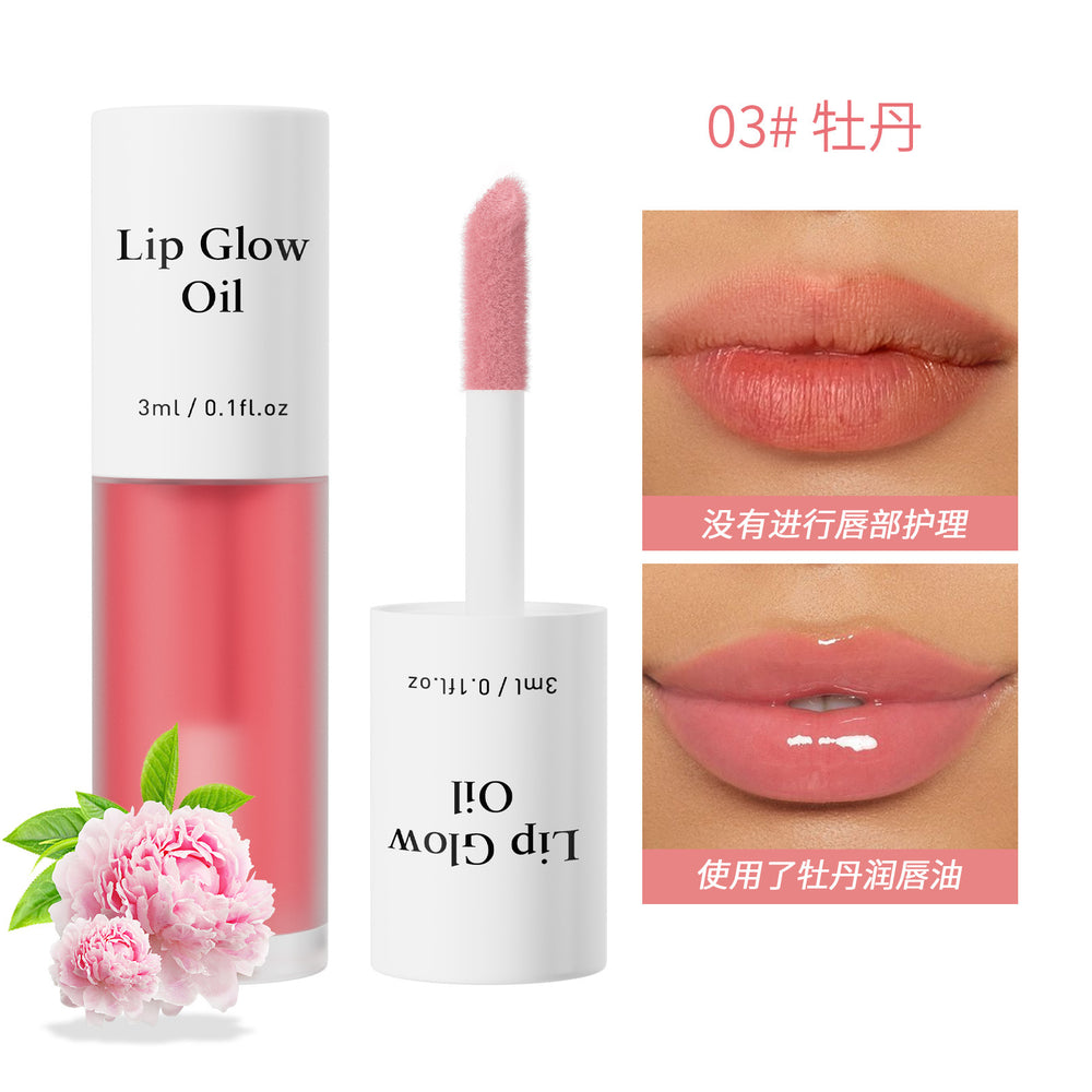 Tk amazon bestseller fruit lip oil - long-lasting, pigmented, moisturizing lip oil - neutral tube - export factory
