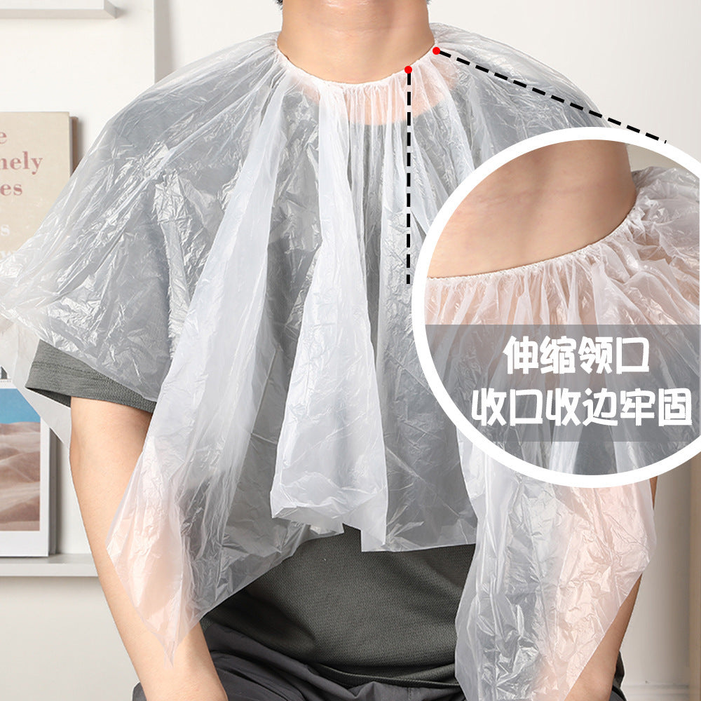 Disposable shawl hair dyeing, perming, hairdressing, baking oil, hair salon, hairdressing shop, disposable elastic mouth cloth, individually packaged