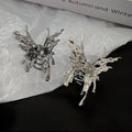 Metal liquid butterfly hair clip for women half-hair grabber, back of head grabber, small shark clip hair grabber, headwear