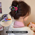 2025 new arrivalcasualclassy button clip headwear gripper female elegant back of head hairpin plate hair shark clip