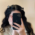 Classy french retro pearl small clip small fragrance light luxury niche design elegant bangs clip shark clip