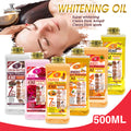 bestselling turmeric essential oil 500ml - almond body oil for moisturizing massage, spa, facial massage, brightening, and dark spot removal