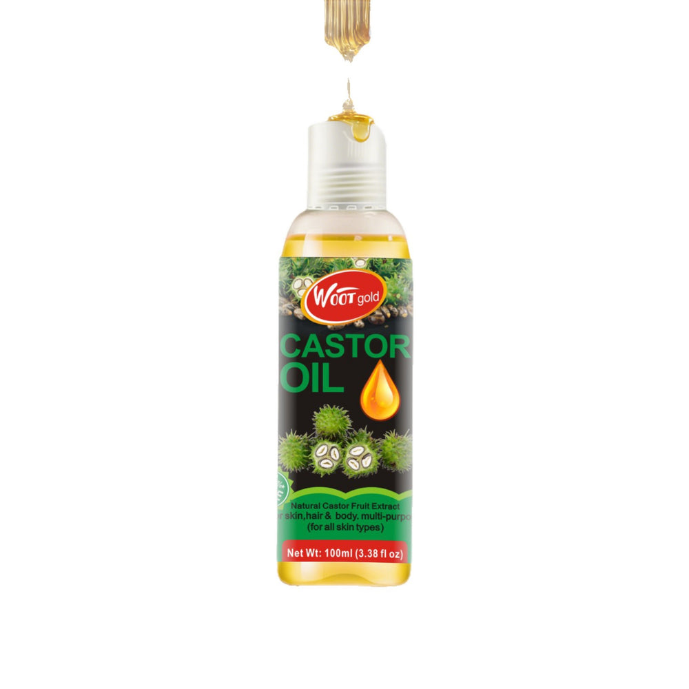 natural castor oil 100ml moisturizing skin soothing hair care skin care body massage multi-effect essential oil