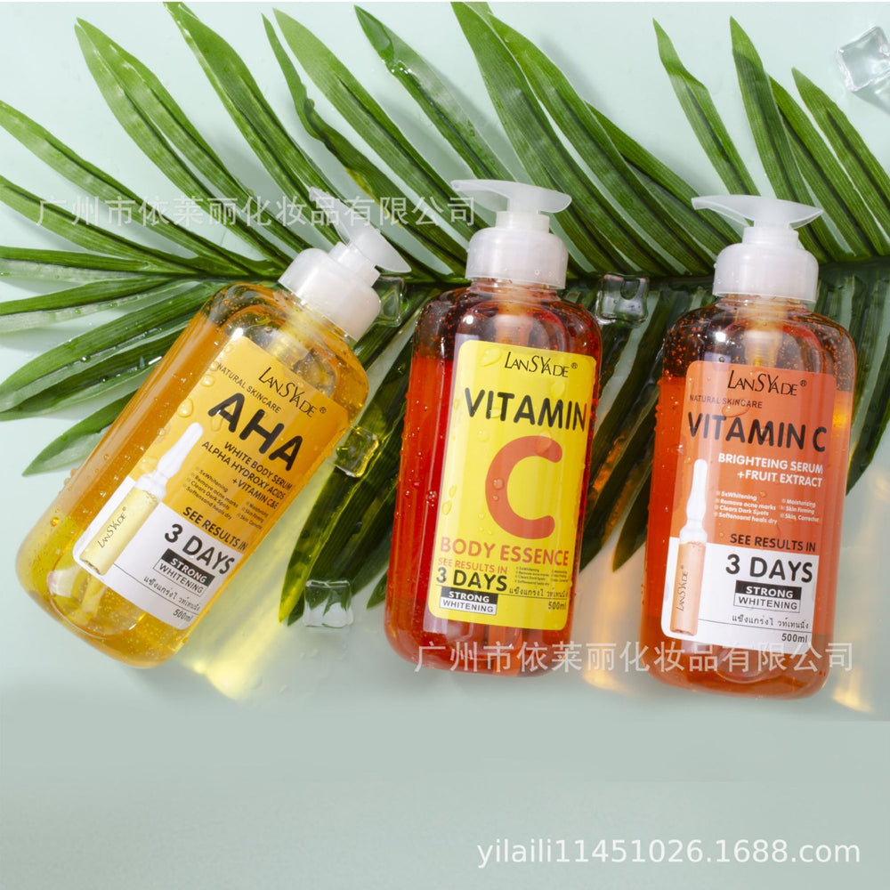 aha original solution vitamin c ampoule essence fruit acid moisturizing repair brightening skin blackening serum 500ml