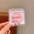 [one transparent box] zixiaoku [ear clip + nail sticker]
