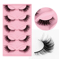 Pingdu fox series eyelashes half pair of eyelashes thick and curled cross european and american false eyelashes factory wholesale cross thick