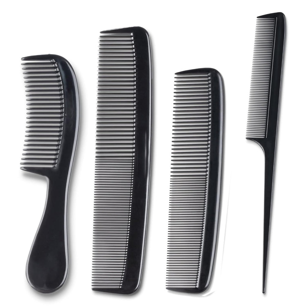 comb four-piece set, pointed tail hair comb, plastic comb, hairdressing supplies, hair salon special styling comb combs