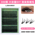 false eyelashes set box european and american thick 30p-100p combination curling eyelashes glue style penglai factory