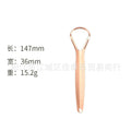 Rose gold large mouth tongue scraper [opp bag]