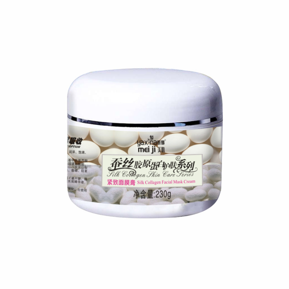 silk collagen skincare set: soothing & repairing cleanser, serum, massage cream - wholesale for beauty salons