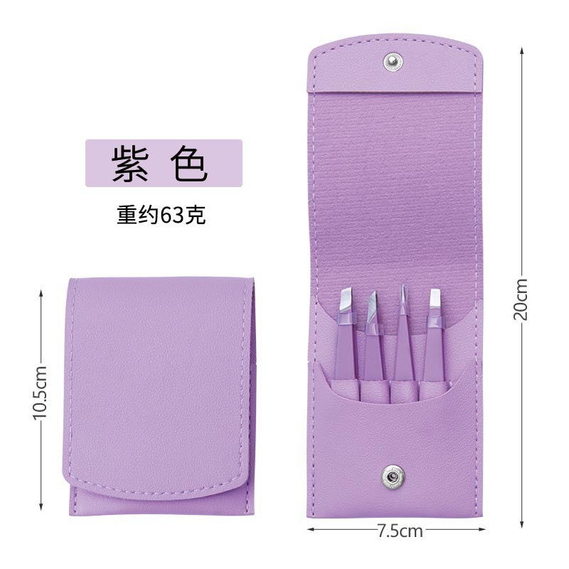 Stainless steel eyebrow tweezer set - 96 pieces, customizable logo, slant & straight tip, eyebrow shaping tweezers, beauty tools, eyebrow scissor set
